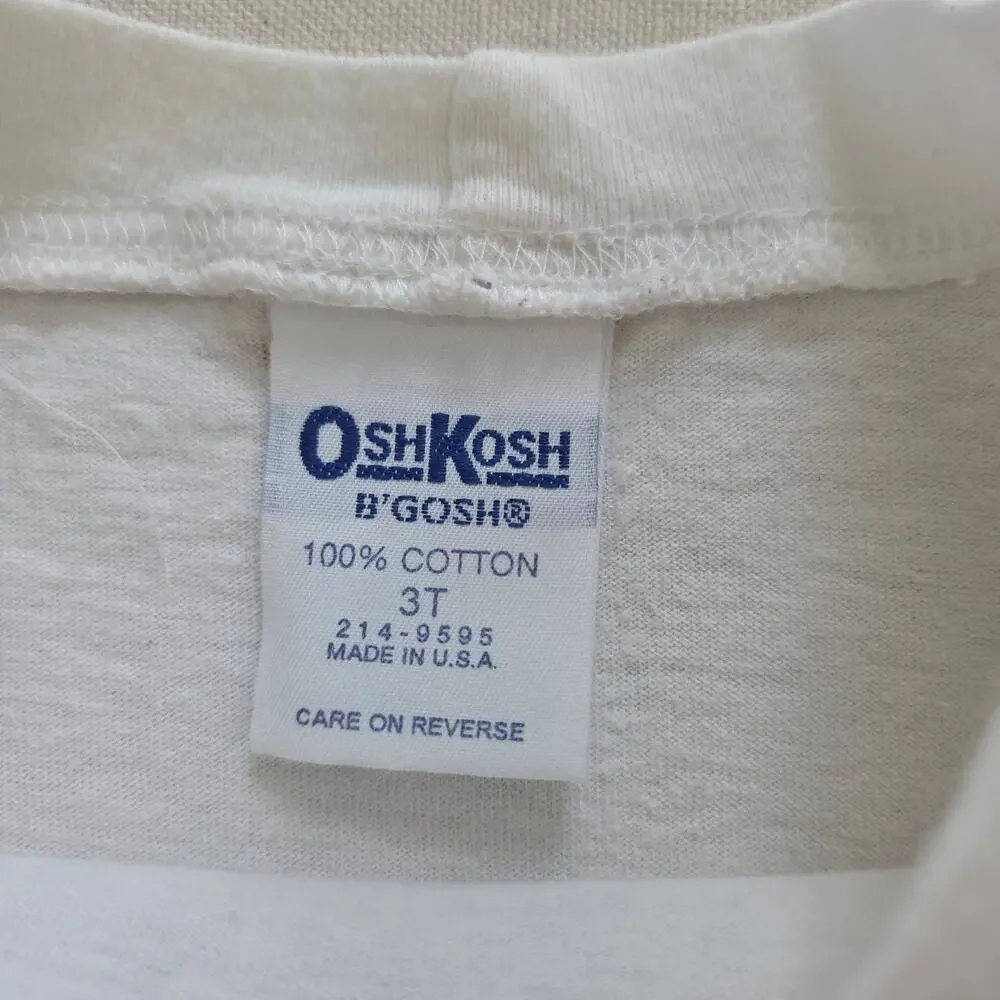 Vintage Oshkosh Alligator Cotton Tee 3t